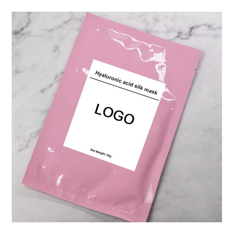 35g Płatek do twarzy Organiczna nawilżająca maseczka do twarzy z jedwabiu z kwasem hialuronowym