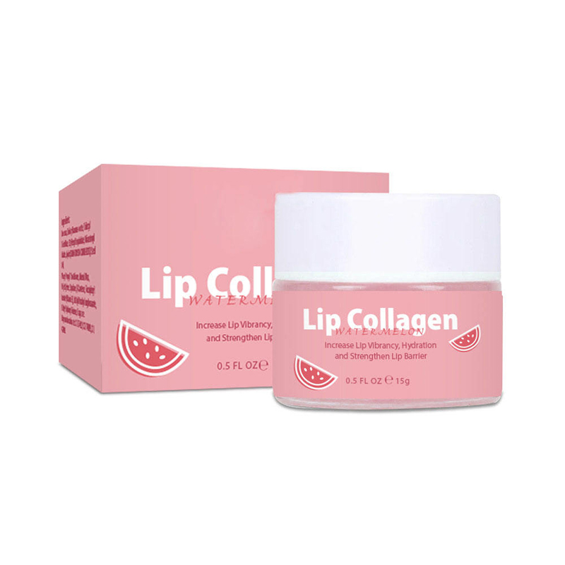 Lip Collagen Night Nawilżająca, odżywcza, naprawcza arbuzowa maska ​​na noc do ust