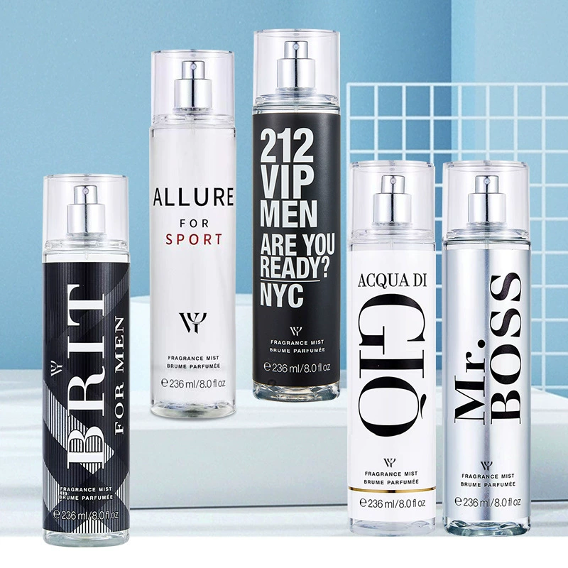 Mgiełka do ciała 236ml Kwiatowo-owocowy Oryginalny zapach do ciała w sprayu Trwały zapach perfum dla mężczyzn