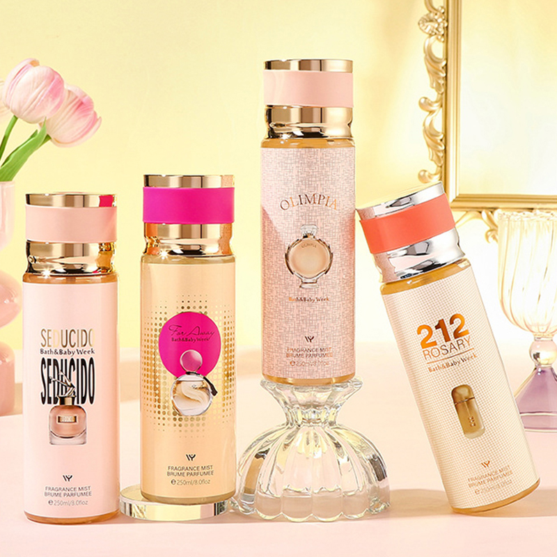 250 ml markowe perfumy o słodkich kwiatach dla kobiet w sprayu do ciała mgiełka do ciała perfumy markowe perfumy
