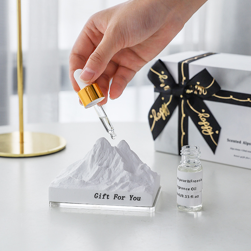 Dyfuzor klimatyzatora z litego gipsu wisiorek z kamienia ekologiczna aromaterapia dekoracja wnętrza samochodu ślubny wylot powietrza perfumy