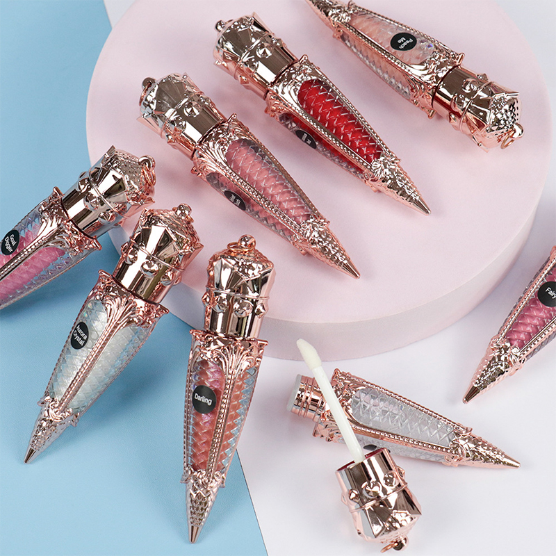 Nowy zestaw błyszczyków 3 w 1 Matowe pudełko upominkowe Pomadka do makijażu kombinowanego