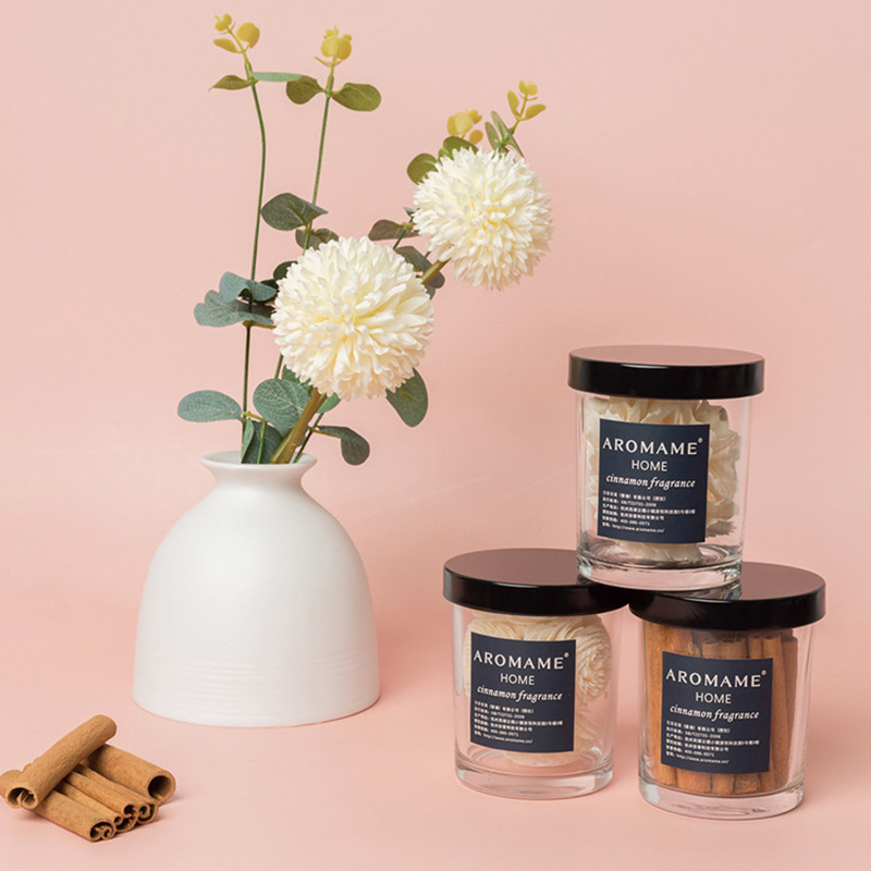 Dyfuzor zapachowy Eliminator zapachów Blaszany słoik Kryształowy kamień Suchy kwiat Cynamonowy Dyfuzory Odświeżacz powietrza