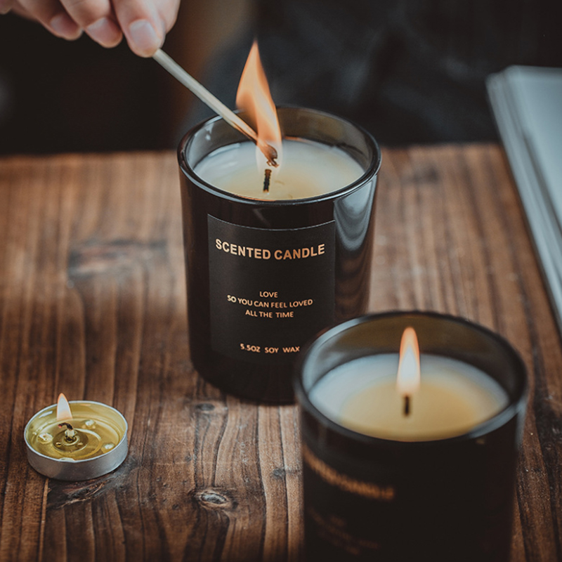 160g Świece zapachowe do aromaterapii z naturalnego wosku sojowego